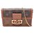Portafoglio Louis Vuitton Dauphine Wallet on Chain in Monogramma Inverso Marrone