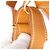 Secchiello PM Mangeoire in Clemence Marrone Hermès Caramello - vista 6