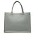 Book Tote Dior Borsa Libro Media in Pelle Grigia Embossed Marrone