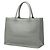 Book Tote Dior Borsa Libro Media in Pelle Grigia Embossed Marrone - vista 2