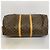 Borsa Boston Louis Vuitton Monogram Keepall Bandoulière 60 Marrone - vista 3