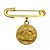 Timeless Spilla con motivo di spilla di sicurezza Coco Mark di Chanel D'oro - vista 2
