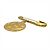 Timeless Spilla con motivo di spilla di sicurezza Coco Mark di Chanel D'oro - vista 4