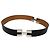 Hermès Black Leather Belt with Silver Buckle - view 2