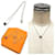 Hermès Hermes Mini Pop H Chain Necklace Black Silvery  - view 2