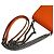 Borsa a tracolla a catena Valextra Spritzer Small Arancione - vista 3