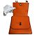 Borsa a tracolla a catena Valextra Spritzer Small Arancione - vista 6