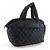 Borsa Boston trapuntata Cocoon di CHANEL Nero - vista 3