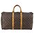 Borsa Keepall Louis Vuitton in tela Monogram 50 Marrone - vista 2