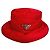 Chapéu bucket de metal Triângulo 1HC248 da Prada Vermelho