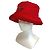 Chapéu bucket de metal Triângulo 1HC248 da Prada Vermelho - vista 8