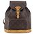 Louis Vuitton Vintage Montsouris Backpack Monogram Canvas MM Brown