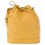Noe Borsa Noé Louis Vuitton in pelle Epi grande Giallo