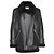 Chaqueta de motorista de cuero negro Velocite de Acne Studios con forro de shearling