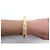 Aurelie Bidermann Clouté Caftan Bangle in Ivory Resin & 18K Gold White - view 10