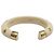 Aurelie Bidermann Clouté Caftan Bangle in Ivory Resin & 18K Gold White - view 3