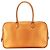 Hermès Plume Elan 28 in Capra Coromandel Metallico Arancione