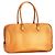 Hermès Plume Elan 28 in Capra Coromandel Metallico Arancione - vista 2