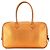 Hermès Plume Elan 28 in Capra Coromandel Metallico Arancione - vista 3