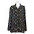 Camisa de seda twill pixel Zodiac Christian Dior Negro