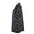 Camisa de seda twill pixel Zodiac Christian Dior Negro - vista 13