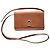 Mini Clutch Ralph Lauren in Pelle Cognac Camel Cammello