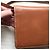 Mini Clutch Ralph Lauren in Pelle Cognac Camel Cammello - vista 11