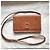 Mini Clutch Ralph Lauren in Pelle Cognac Camel Cammello - vista 2