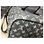 Louis Vuitton Neverfull MM Jaquard Denim Monogram  FullSet Anthrazitgrau - Ansicht 3