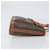 Céline Celine Vintage Macadam Canvas Small Marrone - vista 3