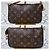 POCHETTE ZUBEHÖR MONOGRAM LOUIS VUITTON aus Canvas Braun - Ansicht 4