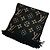 Chal de lana y seda negra Louis Vuitton Negro - vista 2