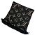 Chal de lana y seda negra Louis Vuitton Negro - vista 3
