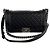 Chanel Boy medio vintage in pelle di agnello nera Nero