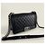 Chanel Boy medio vintage in pelle di agnello nera Nero - vista 17