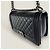 Chanel Boy medio vintage in pelle di agnello nera Nero - vista 3