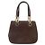 Borsa Gancini in pelle Salvatore Ferragamo Marrone