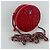 Borsa rotonda camelia Chanel Rosso - vista 12