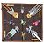 LOUIS VUITTON Sciarpa Bandana Monogramma LV Friends Seta Marrone MP2954 Auth 166390V