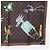 LOUIS VUITTON Sciarpa Bandana Monogramma LV Friends Seta Marrone MP2954 Auth 166390V - vista 10