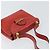 Borsa a Spalla Gancini in Pelle Rossa e Oro Auth 159844 di Salvatore Ferragamo Rosso D'oro - vista 6