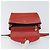 Borsa a Spalla Gancini in Pelle Rossa e Oro Auth 159844 di Salvatore Ferragamo Rosso D'oro - vista 9