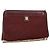 Borsa a spalla in tela Trotter Christian Dior rossa e oro Auth BA9903 Rosso D'oro
