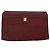 Borsa a spalla in tela Trotter Christian Dior rossa e oro Auth BA9903 Rosso D'oro - vista 2