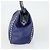 VALENTINO Borsa a mano in pelle viola e oro Auth bs32859 D'oro Porpora - vista 3