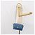 Borsa a Spalla Salvatore Ferragamo Vala in Pelle Blu Oro Auth 169096V D'oro - vista 25