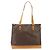 Céline Borsa tote in tela Macadam CELINE in pelle PVC marrone oro Auth 170454 D'oro - vista 13