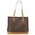 Céline Borsa tote in tela Macadam CELINE in pelle PVC marrone oro Auth 170454 D'oro - vista 2