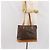 Céline Borsa tote in tela Macadam CELINE in pelle PVC marrone oro Auth 170454 D'oro - vista 22