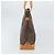 Céline Borsa tote in tela Macadam CELINE in pelle PVC marrone oro Auth 170454 D'oro - vista 3